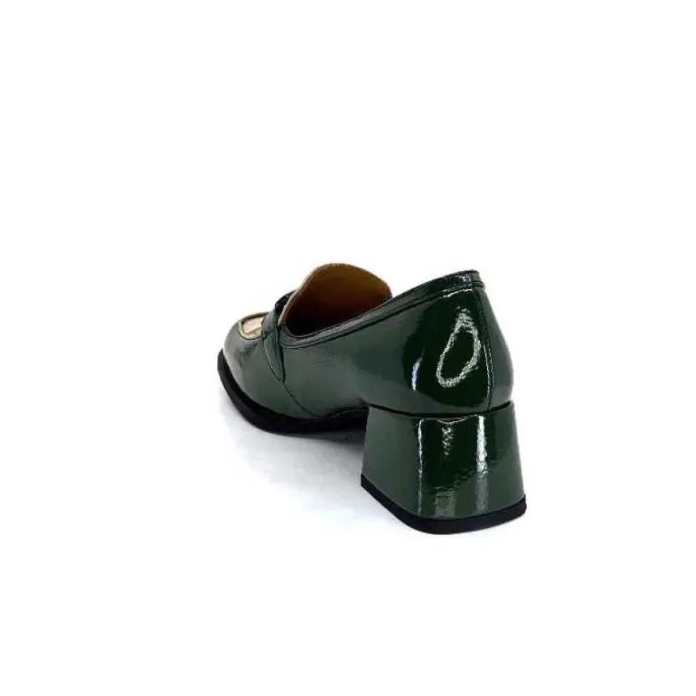 Noa Harmon 9581-M01 Ben Cuir Vernis Vert