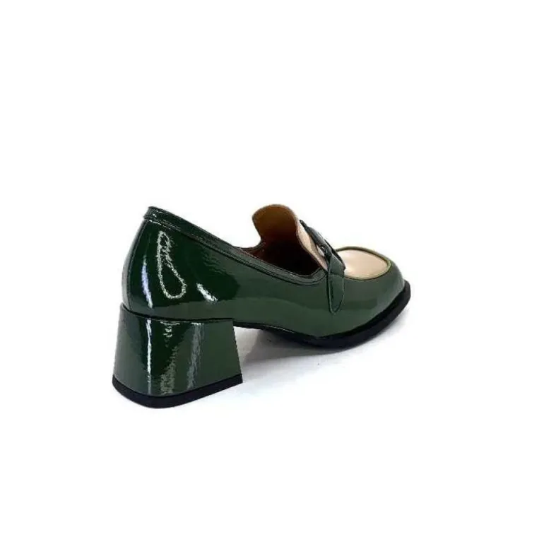 Noa Harmon 9581-M01 Ben Cuir Vernis Vert