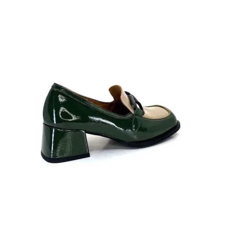 Noa Harmon 9581-M01 Ben Cuir Vernis Vert