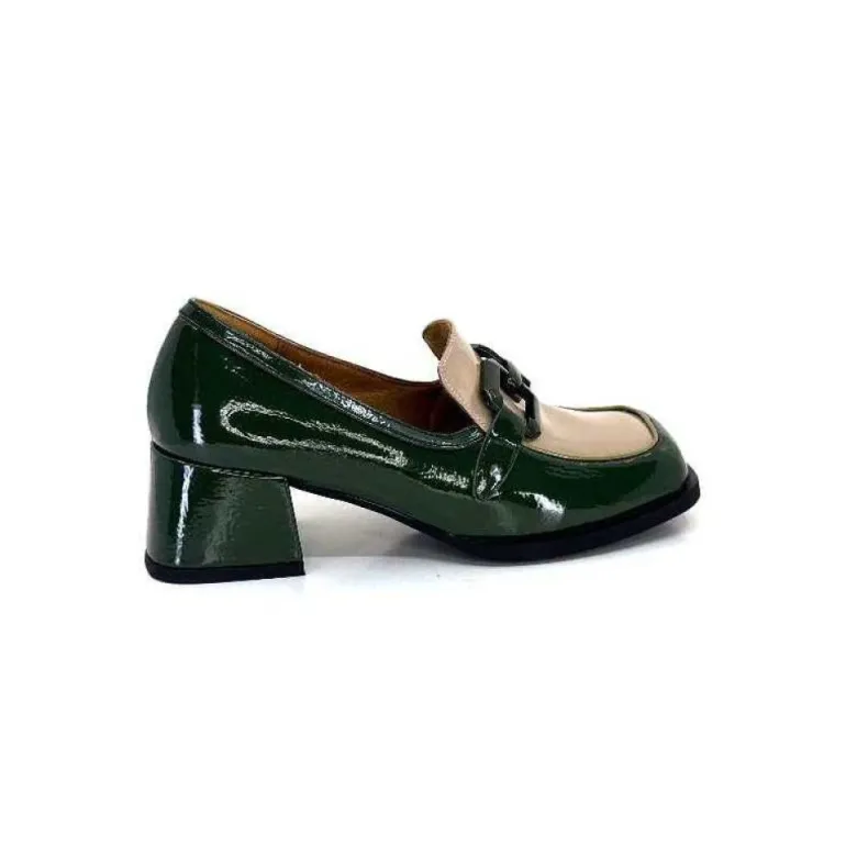 Noa Harmon 9581-M01 Ben Cuir Vernis Vert