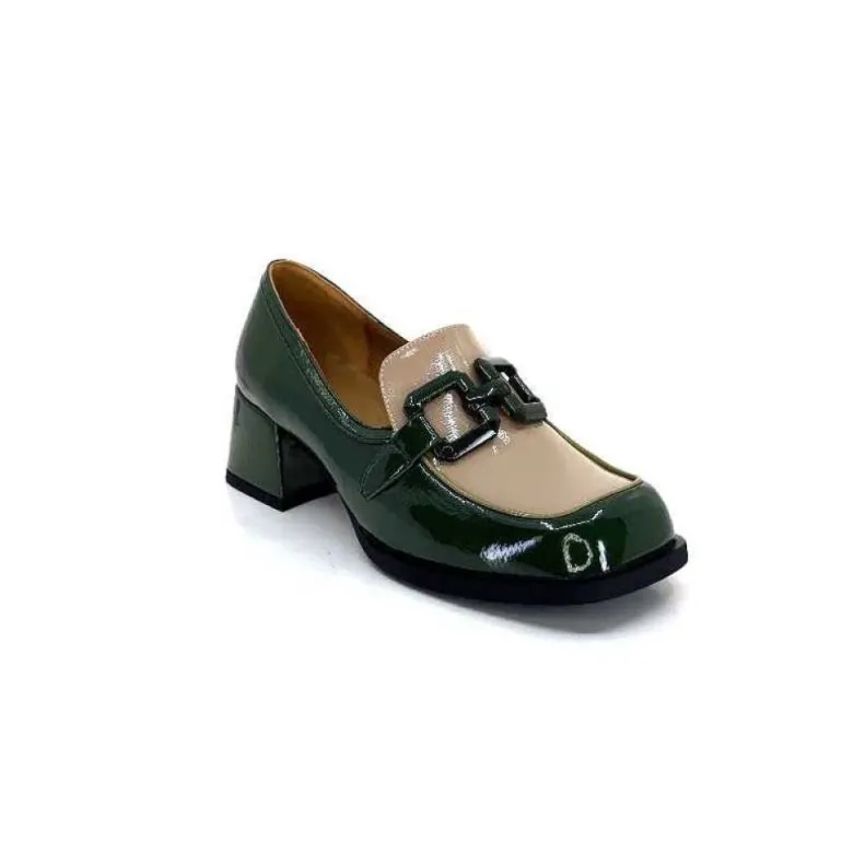 Noa Harmon 9581-M01 Ben Cuir Vernis Vert