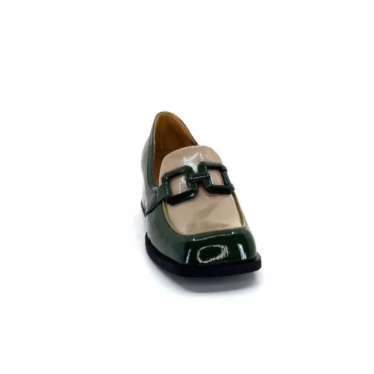 Noa Harmon 9581-M01 Ben Cuir Vernis Vert