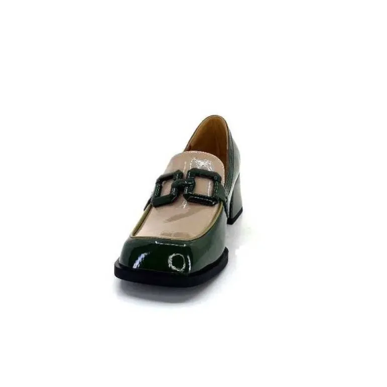 Noa Harmon 9581-M01 Ben Cuir Vernis Vert