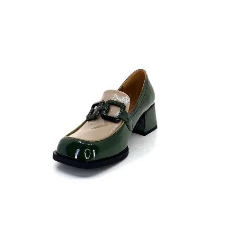 Noa Harmon 9581-M01 Ben Cuir Vernis Vert