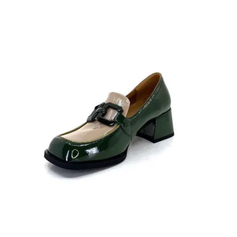 Noa Harmon 9581-M01 Ben Cuir Vernis Vert