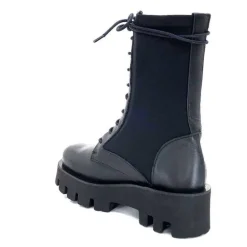 Paloma Barcelo Ahrem Cuir Noir Textile Noir