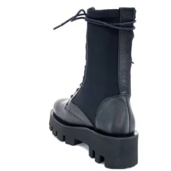 Paloma Barcelo Ahrem Cuir Noir Textile Noir