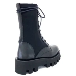 Paloma Barcelo Ahrem Cuir Noir Textile Noir