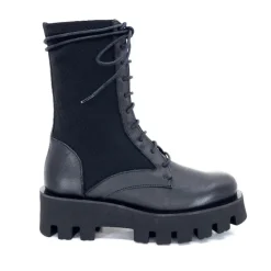 Paloma Barcelo Ahrem Cuir Noir Textile Noir