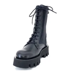 Paloma Barcelo Ahrem Cuir Noir Textile Noir