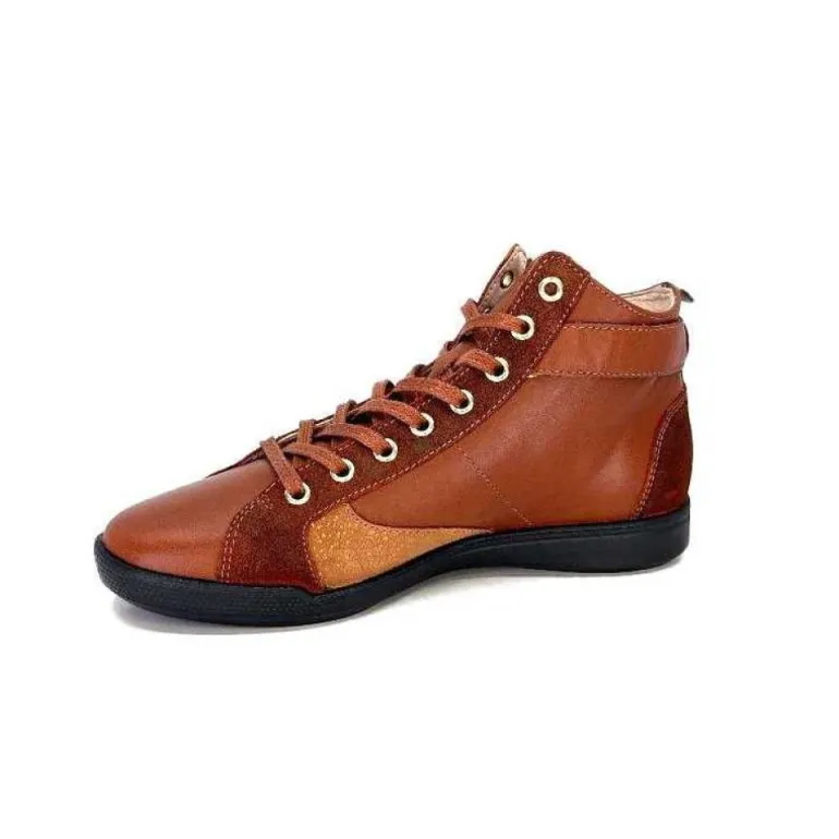 Pataugas 628270 Palme Cuir Rouille