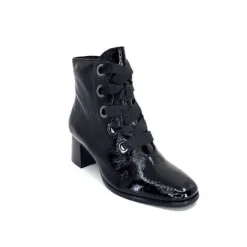 Regarde Le Ciel Ines 65 Cuir Vernis Noir