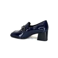 Regarde Le Ciel Vanessa 02 Cuir Vernis Bleu Marine