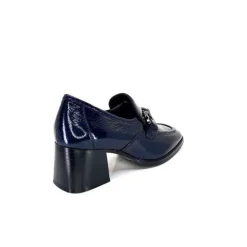 Regarde Le Ciel Vanessa 02 Cuir Vernis Bleu Marine