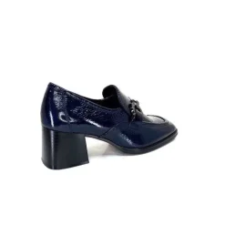 Regarde Le Ciel Vanessa 02 Cuir Vernis Bleu Marine