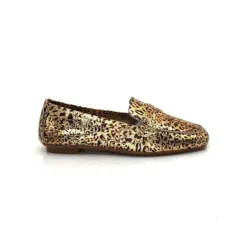 Reqins Hema Cuir Gold Leopard