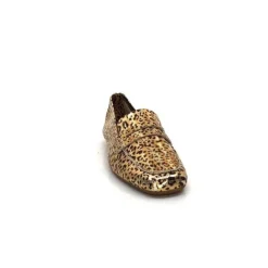 Reqins Hema Cuir Gold Leopard