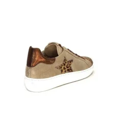Reqins Sun Stella Mix Cuir Daim Beige
