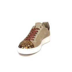 Reqins Sun Stella Mix Cuir Daim Beige