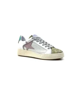 Semerdjian Smr Duck 9433 Cuir Blanc Glitter Or