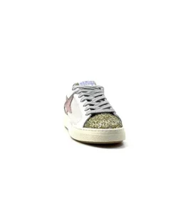 Semerdjian Smr Duck 9433 Cuir Blanc Glitter Or