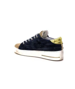 Semerdjian Smr Maya 8676 Velours Bleu Daim Beige