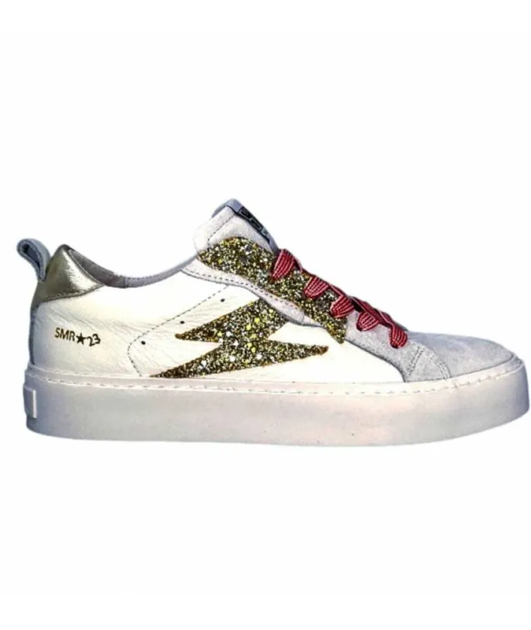 Semerdjian Smr Viken 9587 Cuir Gris Blanc