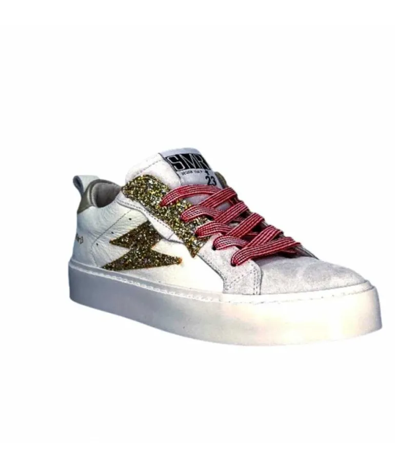 Semerdjian Smr Viken 9587 Cuir Gris Blanc