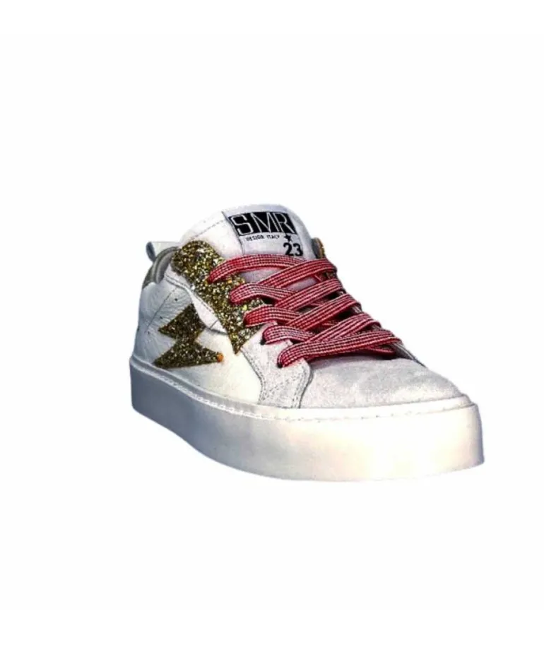 Semerdjian Smr Viken 9587 Cuir Gris Blanc