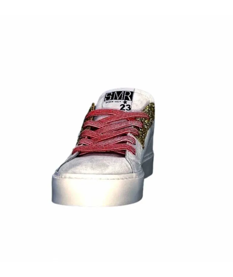 Semerdjian Smr Viken 9587 Cuir Gris Blanc