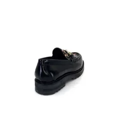 Triver Flight 707.01B Cuir Noir Poulain Leo