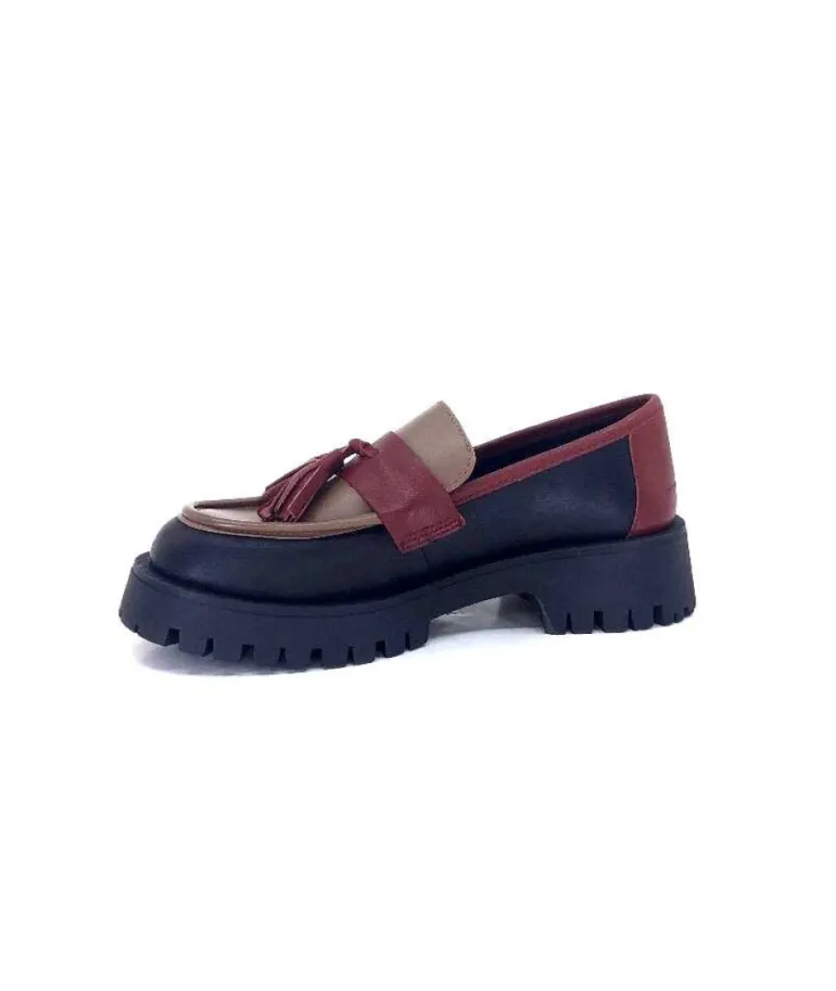 We Do 11244 Ch Cuir Noir Frango & Rouge