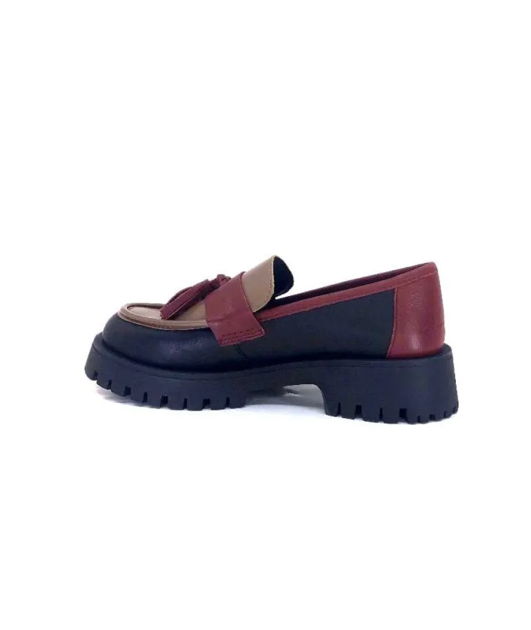 We Do 11244 Ch Cuir Noir Frango & Rouge