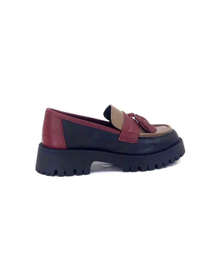 We Do 11244 Ch Cuir Noir Frango & Rouge