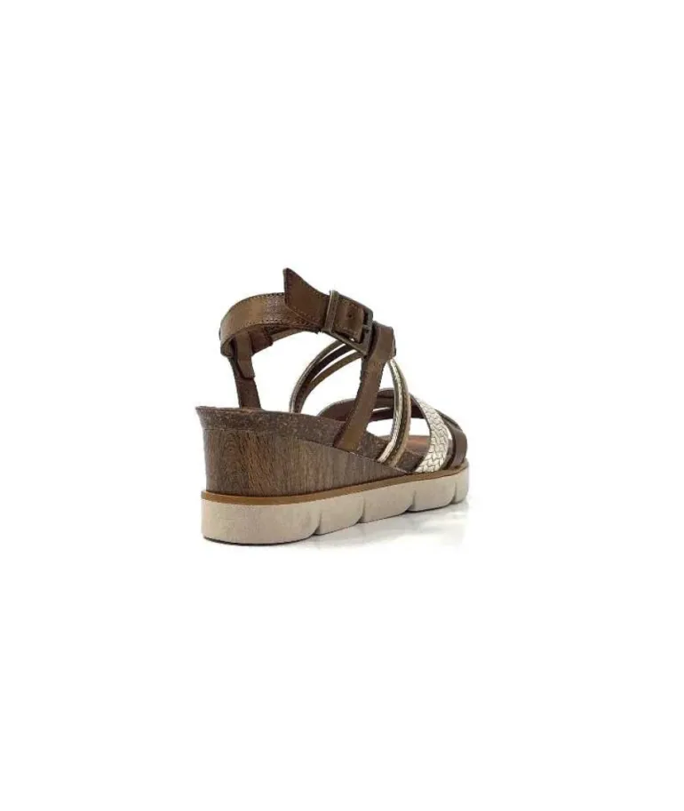 Xapatan 1536 Avellana Cuir Or Marron