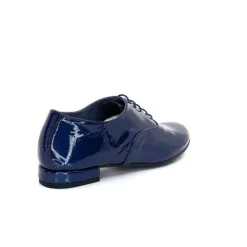Xavier Danaud Cross Cuir Vernis Bleu