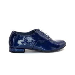 Xavier Danaud Cross Cuir Vernis Bleu
