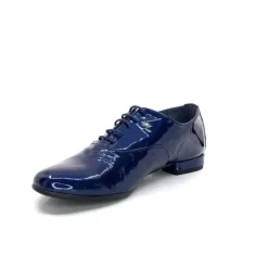 Xavier Danaud Cross Cuir Vernis Bleu