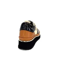 Xsa 9809 Cuir Noir, Marron & Creme