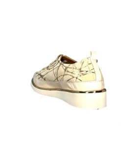 Xsa 8010 Daim Beige Cuir Or