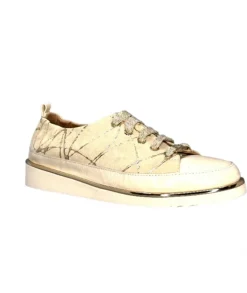 Xsa 8010 Daim Beige Cuir Or