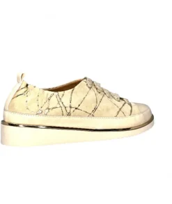 Xsa 8010 Daim Beige Cuir Or