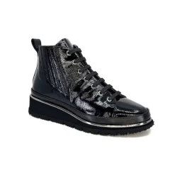 Xsa 9811Cuir Vernis Noir